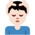 Twitter里的男士按摩:浅肤色emoji表情