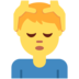 Twitter里的男人在按摩emoji表情