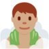 Twitter里的蒸汽房男士:中等肤色emoji表情
