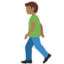 Twitter里的行走的男人:中黑肤色emoji表情