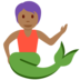 Twitter里的美人鱼:中黑肤色emoji表情