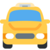 Twitter里的迎面而来的出租车emoji表情