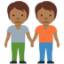 Twitter里的手牵手:中深色肤色emoji表情