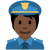 Twitter里的警官:深色肤色emoji表情