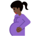 Twitter里的孕妇:深色肤色emoji表情