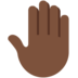 Twitter里的竖起来的手背:深色肤色emoji表情