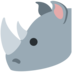 Twitter里的犀牛emoji表情