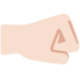 Twitter里的右拳：浅肤色emoji表情