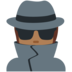 Twitter里的探长：中等深色肤色emoji表情