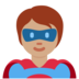 Twitter里的超级英雄:中等肤色emoji表情