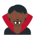 Twitter里的吸血鬼:深色肤色emoji表情