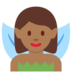 Twitter里的女仙女:中黑肤色emoji表情
