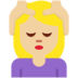 Twitter里的女性按摩:中浅肤色emoji表情