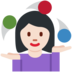 Twitter里的女性杂耍:浅肤色emoji表情