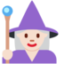 Twitter里的女法师:浅肤色emoji表情
