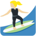 Twitter里的女子冲浪:中浅肤色emoji表情