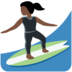 Twitter里的女子冲浪:深色肤色emoji表情