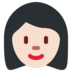 Twitter里的女性:浅肤色emoji表情