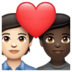 WhatsApp里的情侣: 成人成人较浅肤色较深肤色emoji表情