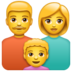WhatsApp里的家庭:男人,女人,男孩emoji表情
