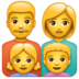 WhatsApp里的家庭:男人,女人,女孩,男孩emoji表情