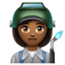 WhatsApp里的工厂女人：中深色肤色emoji表情