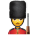 WhatsApp里的女警卫emoji表情