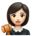 WhatsApp里的女法官：肤色浅emoji表情