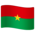 WhatsApp里的旗帜:布基纳法索emoji表情