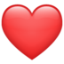 WhatsApp里的红心emoji表情
