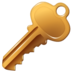 WhatsApp里的钥匙emoji表情