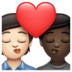 WhatsApp里的亲吻: 成人成人较浅肤色较深肤色emoji表情