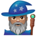 WhatsApp里的男法师：中等肤色emoji表情