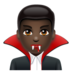 WhatsApp里的吸血鬼:深色肤色emoji表情
