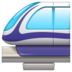 WhatsApp里的单轨铁路emoji表情