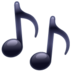 WhatsApp里的音符emoji表情