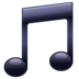 WhatsApp里的音符emoji表情