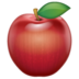 WhatsApp里的红苹果emoji表情