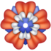 WhatsApp里的玫瑰花结emoji表情