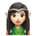 WhatsApp里的女精灵:浅肤色emoji表情