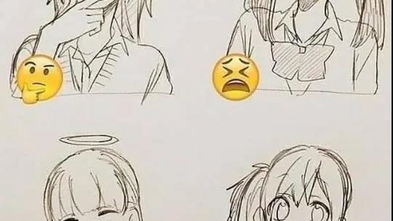 外国画师绘制32种“emoji表情拟人”，“哭笑不得”变成了少年？缩略图