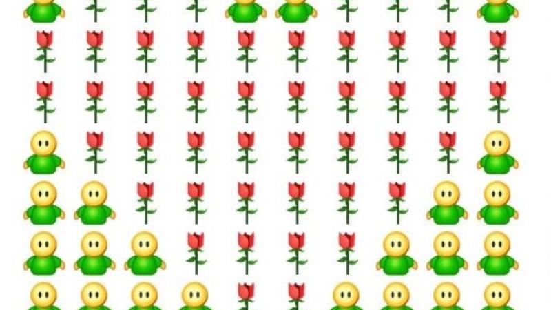 聊天必备的emoji表情秀，你们要的爱心玫瑰来了！缩略图