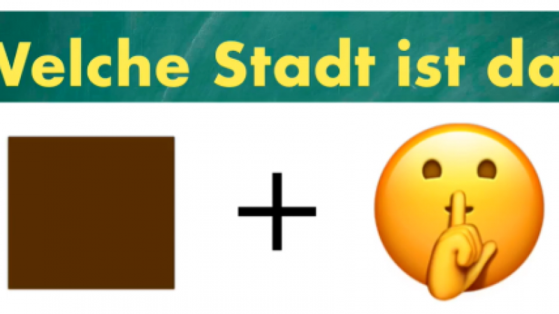 Emoji猜谜：这些德国城市名,你能猜出几个？缩略图