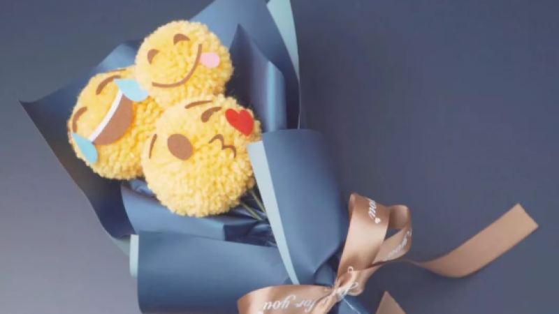 做一束emoji表情花束