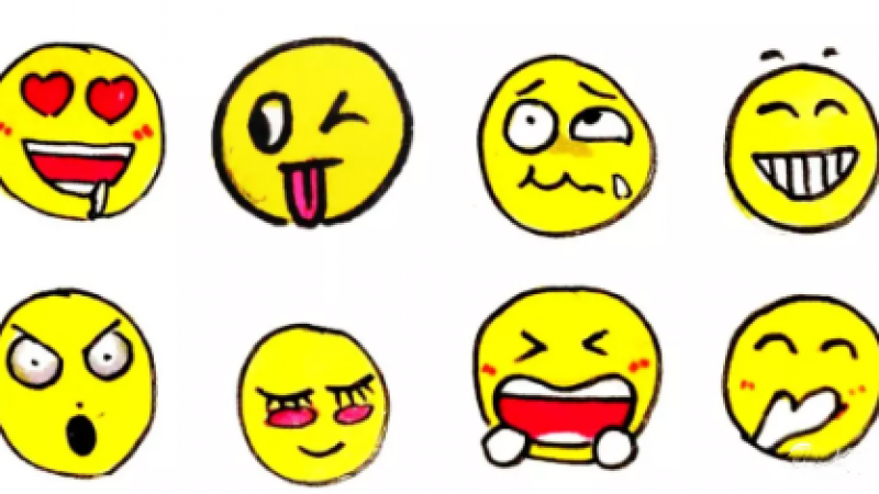 今天画个有意思的emoji表情缩略图