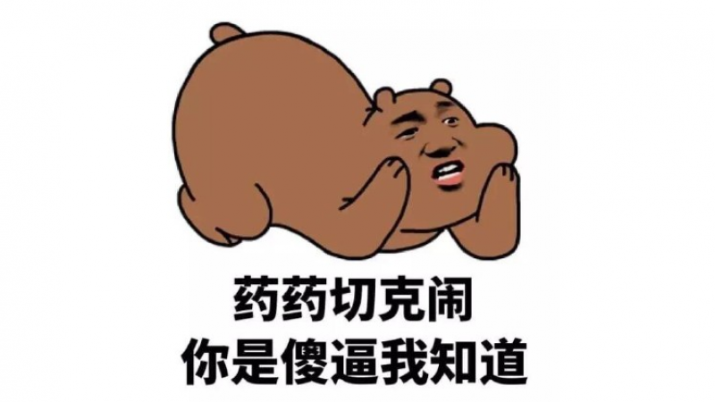 傻逼表情包|药药，切克闹，你是傻逼我知道缩略图